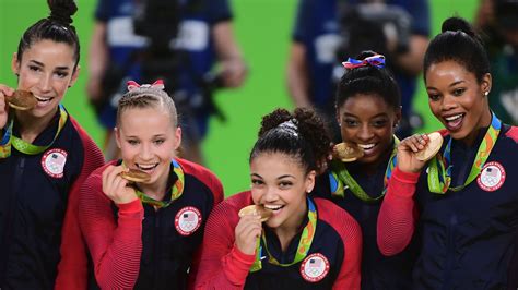 Us Womens Gymnastics Team Wins Gold Medal At 2016 Rio Olympics See The Final Five In Action