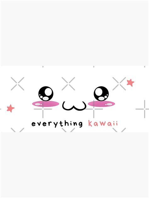 Everything Kawaii 3 Kawaii Expression Kawaii Faces Poster For Sale