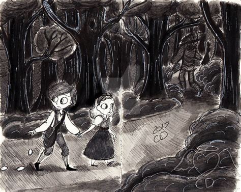 Inktober Hansel And Gretel In The Forest By Haiiro Artiste On Deviantart