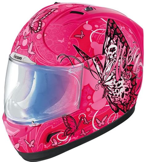 Icon Alliance Helmet Chrysalis Pink Motorcycle Helmets Womens