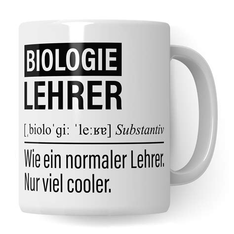 Biologie Lehrer Tasse Geschenk für Biologielehrer Etsy