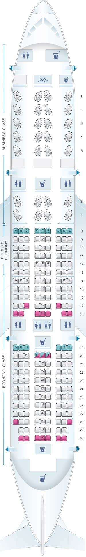 Seat Chart For American Airlines