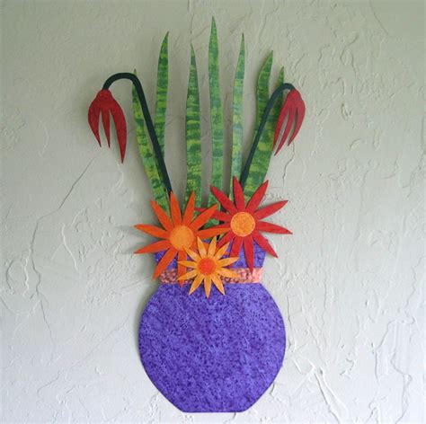 We did not find results for: Custom Made Art Wall Sculpture - Flower Vase Metal Wall ...