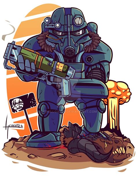 Why do you try so hard to change your destiny???? Chibi 45 47lovely Chibi Fallout T45 Armor Mission by ...