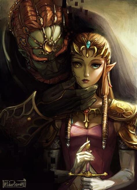 Ganondorf And Zelda Ganondorf Twilight Princess Art Du Jeu Zelda