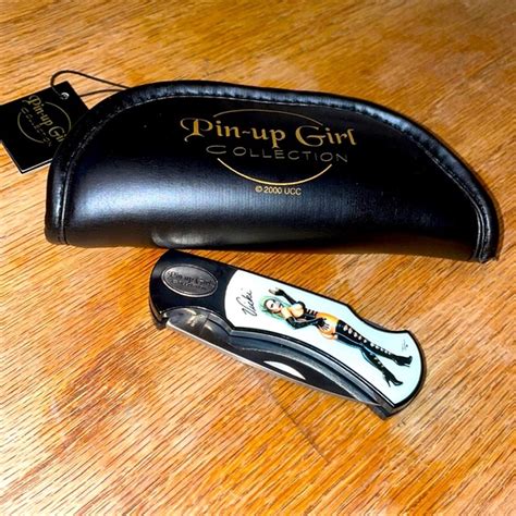 other copy vtg limited edition pinup girl collection folding knife vicki poshmark