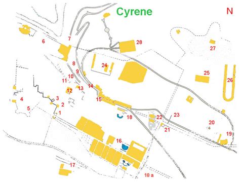 Cyrene Libyan Greek Archaeological Site In Cyrenaica