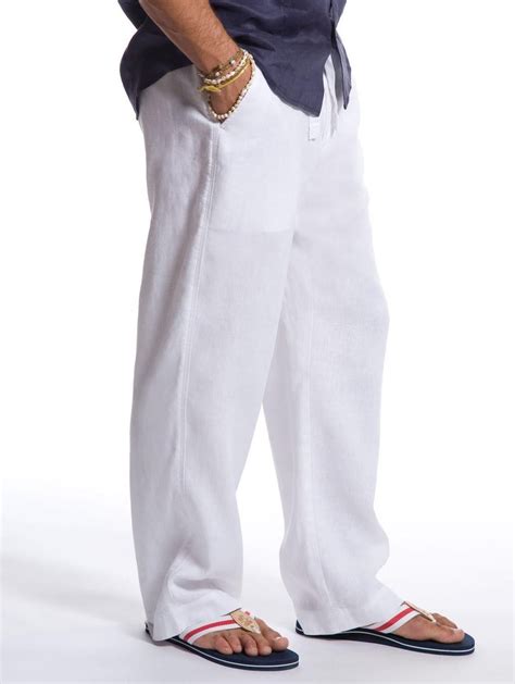 Beachcomber Linen Pants White Linen Pants For Men Island Company