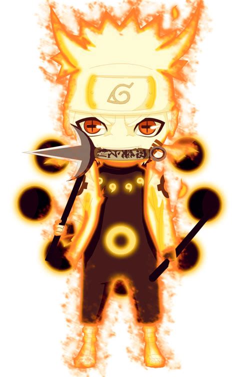 Naruto Kurama Mode Chibi By Gevdano On Deviantart