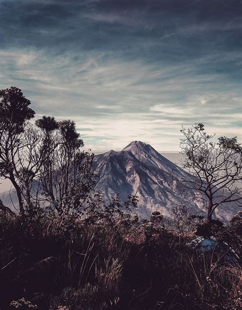 2560x800px Free Download Hd Wallpaper Mount Merapi Gray Mountain