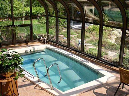 Small lap pool with skylights. Residential Lap Pools - Exercise or Hydrotherapy | Small ...