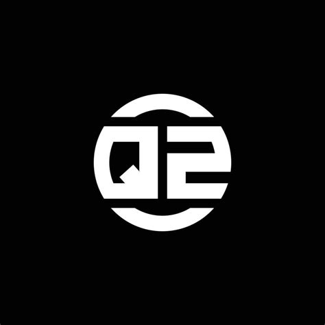 Qz Logo Monogram Isolated On Circle Element Design Template 3740473