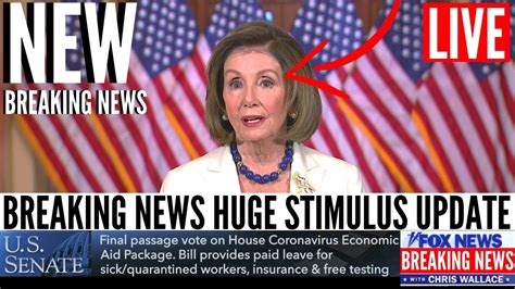 Second Stimulus Check Update September 8th Congress Gives Huge Update On New Second Stimulus
