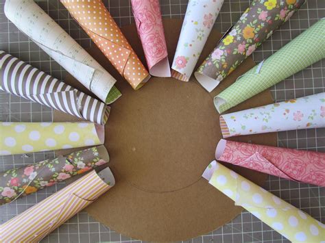 The Paper Variety Tutorial Paper Cone Wreath By Holly
