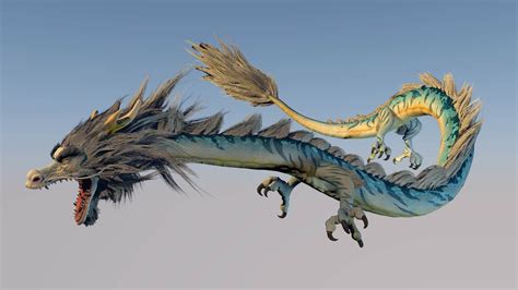 Chinese Dragon 3d Model By Robin3d