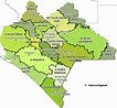 Mapas and maps: Mapa del Estado de Chiapas (México) con División ...