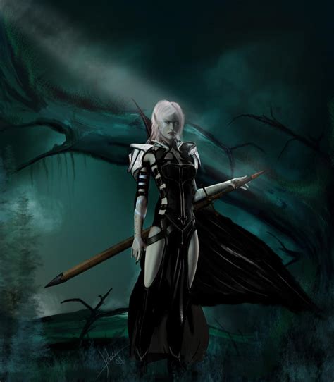 Dark Silver Elf By Goor On Deviantart