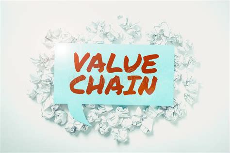 Inspiration Showing Sign Value Chain Concept Meaning Set Of Functional