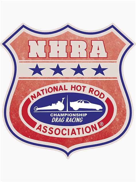 Vintage Distressed Nhra Logo Sticker For Sale By Trippedd98 Redbubble