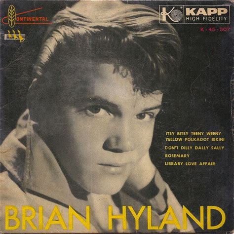 Brian Hyland Itsy Bitsy Teenie Weenie Yellow Polkadot Bikini EP Brian Hyland Polka Dots