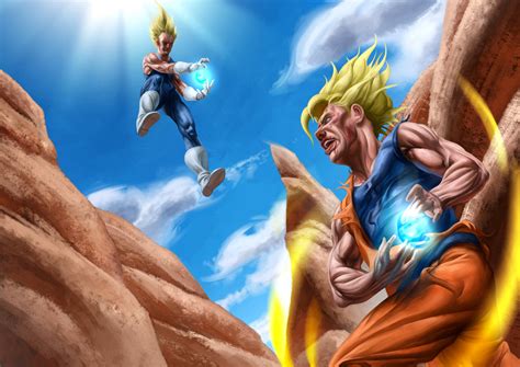 Maybe you would like to learn more about one of these? Goku vs Vegeta by JulianDeLio on DeviantArt