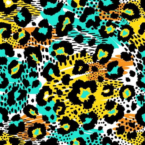 Premium Vector Seamless Leopard Wild Pattern Animal Print