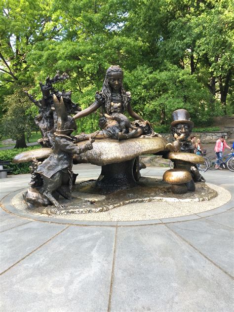 Lewis carroll's iconic heroine is captured in beautifully detailed bronze resin & would make a delightful addition to your garden. Bronze statue of "Alice in Wonderland" in Central Park, NY ...