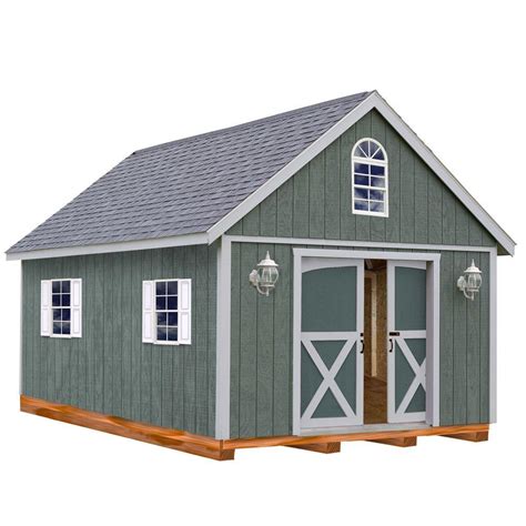 Best Barns Belmont 12 Ft X 20 Ft Wood Storage Shed Kit With Floor