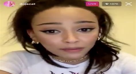 Doja Cat Goes On Instagram Live And Denies Being On Tinychat With White