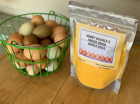 Freeze Dried Whole Eggs Etsy