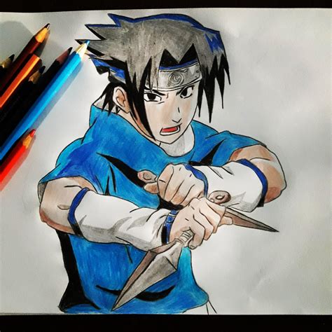 Sasuke Veja Como Desenhar O Personagem De Anime Passo A Passo Fácil