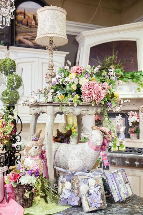 Home interior easter decoration with spring flowers. 2017 Open House: Blooming with Spring Decorations - Linly ...
