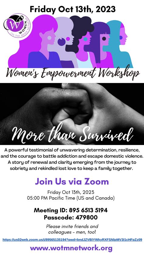 Women Empowerment Workshops Women On The Move Network