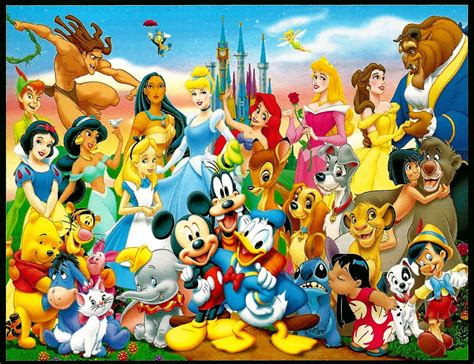 My Favorite Disney Postcards Disney Postcard Featuring Everyone By The