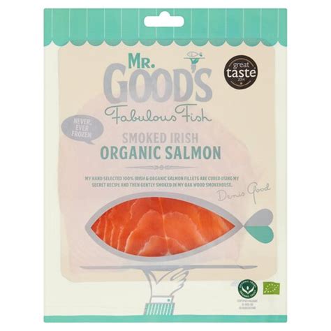 Mr Goods Smoked Irish Organic Salmon 100g Tesco Groceries