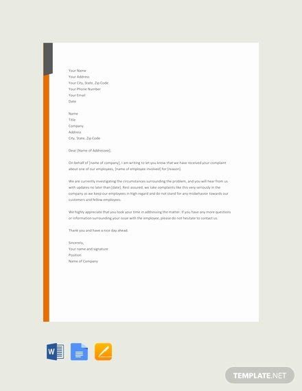 Employee Acknowledgement Form Template