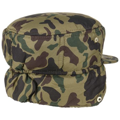 Camouflage Army Cap With Ear Flaps By Lipodo 2195