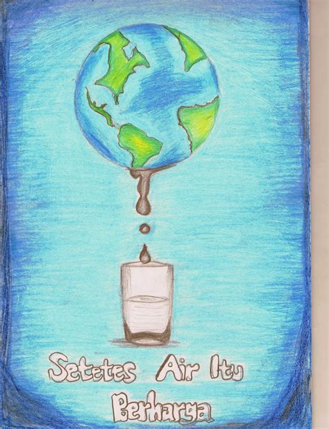 Semuanya membutuhan air untuk minum,makan dan mencuci diri. Khamdani Agung Prasetyo: POSTER TENTANG PENGHEMATAN AIR