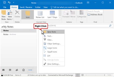 How to Create Notes in Microsoft Outlook? – WebNots
