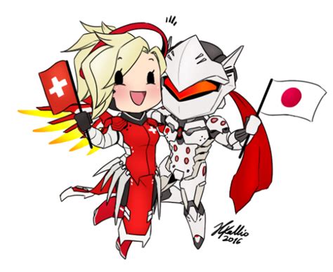 2 Tumblr Overwatch Gency Fanart Mercy Overwatch