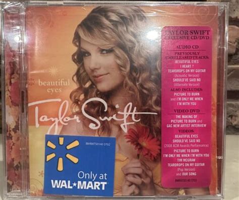 Taylor Swift Beautiful Eyes Ep Cddvd Brand New Sealed With Walmart