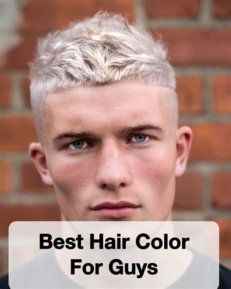 20 Best Hair Color For Guys In 2018 White Hair Men Cool Hair Color