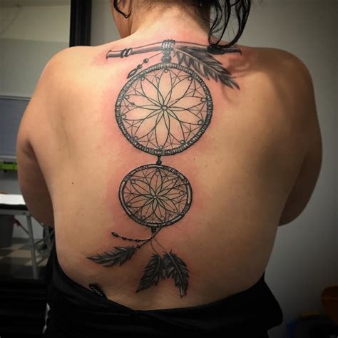 The traditional dreamcatcher is a handmade willow hoop with a net woven to replicate a spider's web, with its origin traced to native american culture. 80+ Best Dreamcatcher Tattoo Designs & Meanings - Dive ...