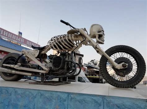 Skeleton Motorbike Motorbikes Skeleton Classic Cars Vehicles