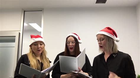 Jingle Bells A Capella Trio Tayla Thomas Enya Angel And Abbey Bull Youtube
