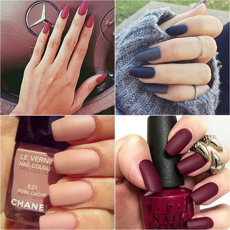 And matte gel nails are absolutely as easy to create as an ordinary gel manicure. Matte Manicure Ideas | POPSUGAR Beauty UK