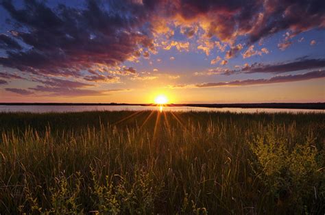 Sunset On The Marsh Photograph By Joseph Rossbach