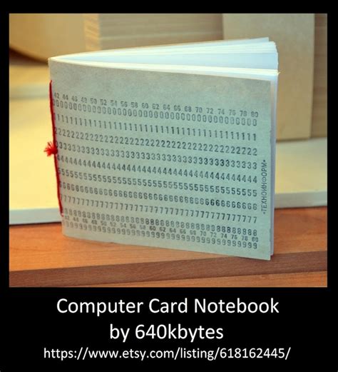 Vintage Computer Punch Cards 1970s Mainframe Data Etsy