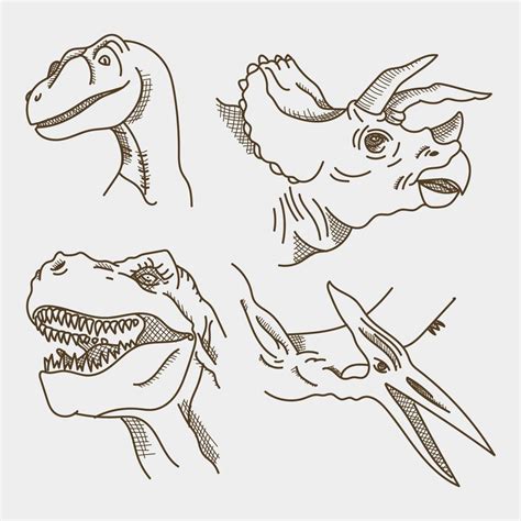 Caras Realistas De Dinosaurios Cómo Dibujar Cosas Como Dibujar Un