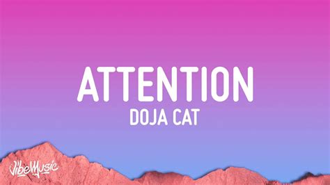 Doja Cat Attention Lyrics Youtube Music